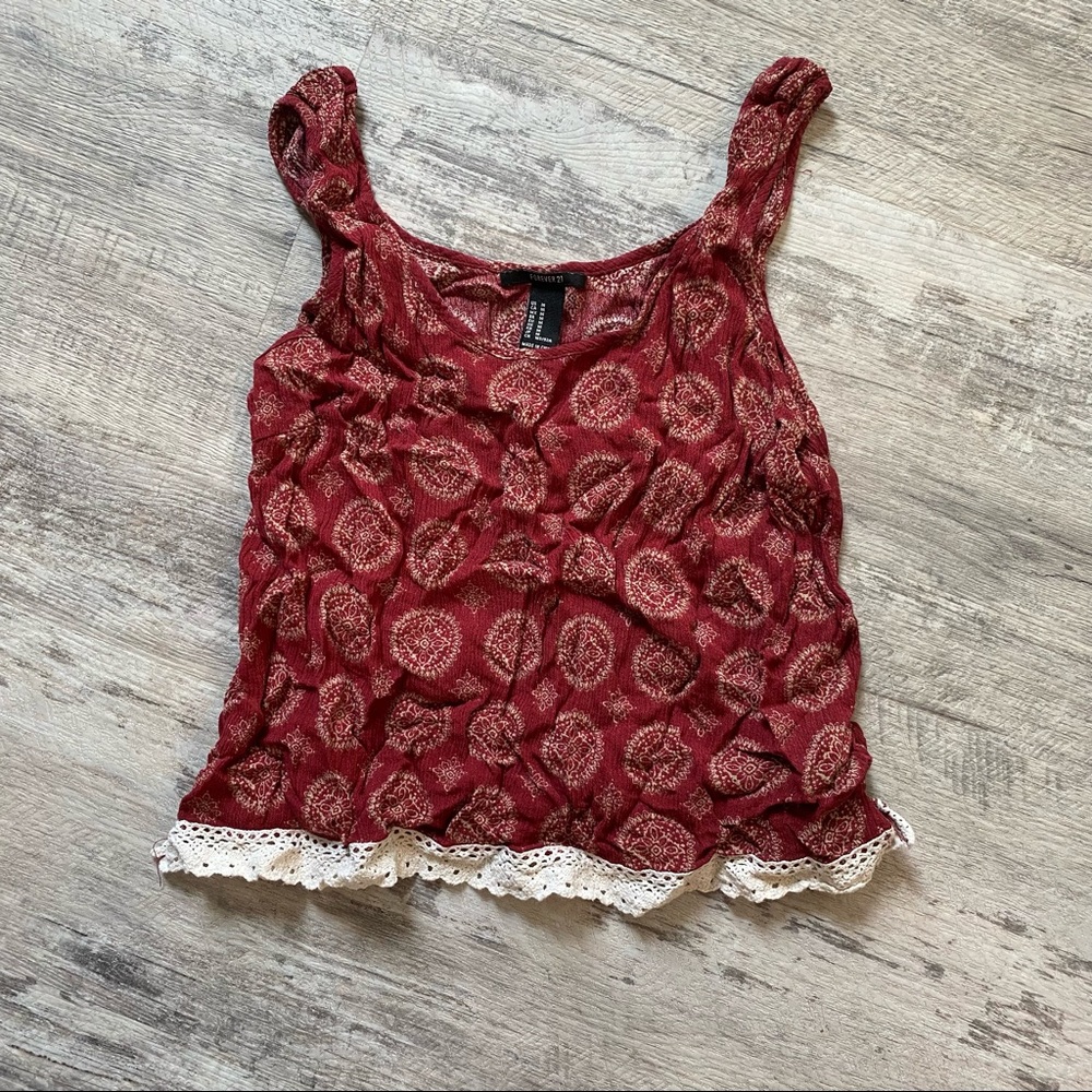 Forever 21 • Boho cropped tunic